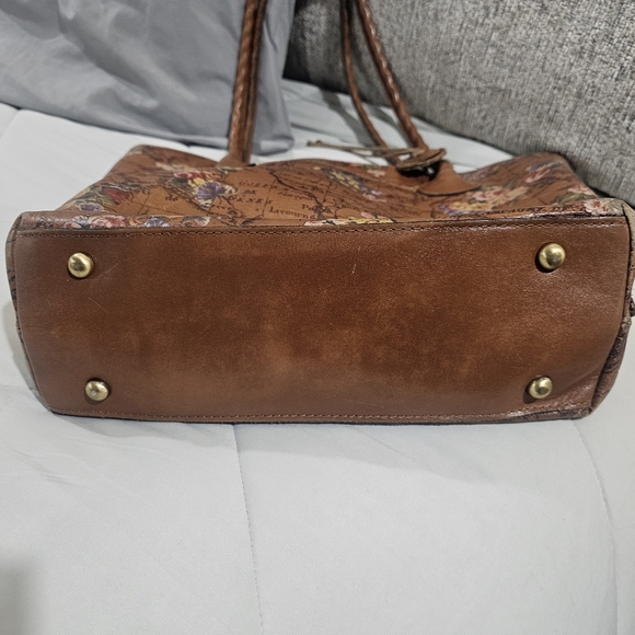 Patricia Nash European Map Floral Print Tote Bag - Picture 10 of 10